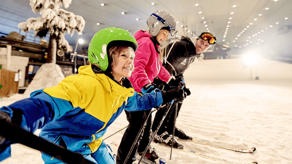 Snow park at Ski Dubai
